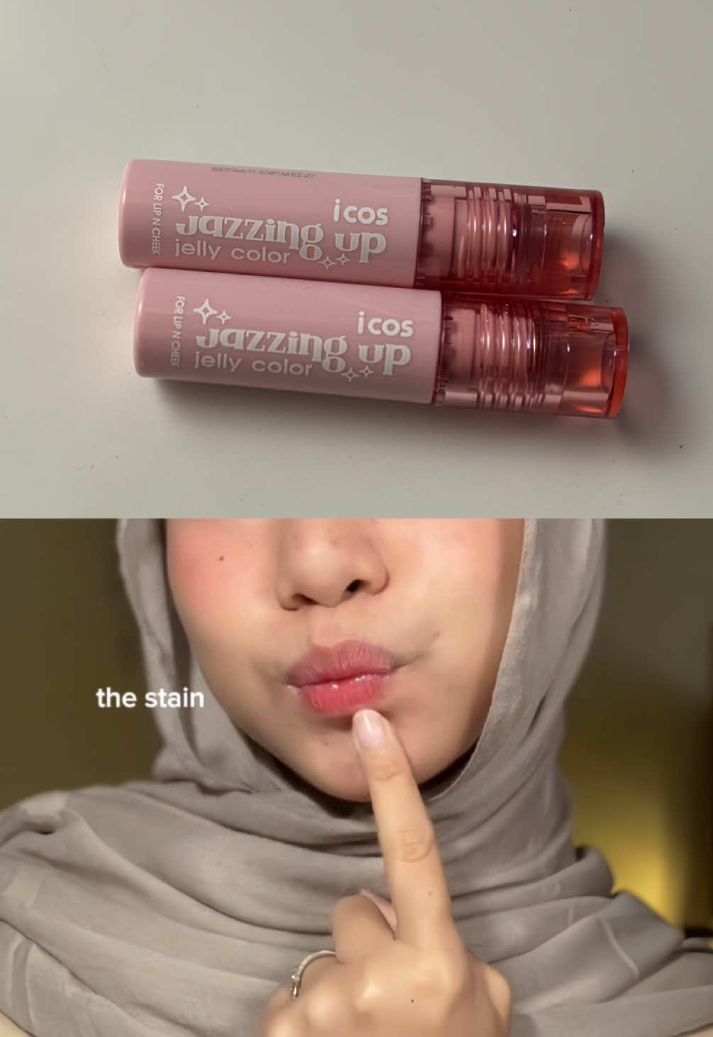 penemuan liptint affordable dari sister brand nya inez!! 🫶🏻 @Icos Cosmetics Shop #lipncheek #jazzingup #liptint #icosyou 