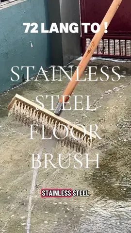 Stainless steel floor brush #floorbrush #stainlesssteelfloorbrush #stainlesssteel #affordable #fyp 