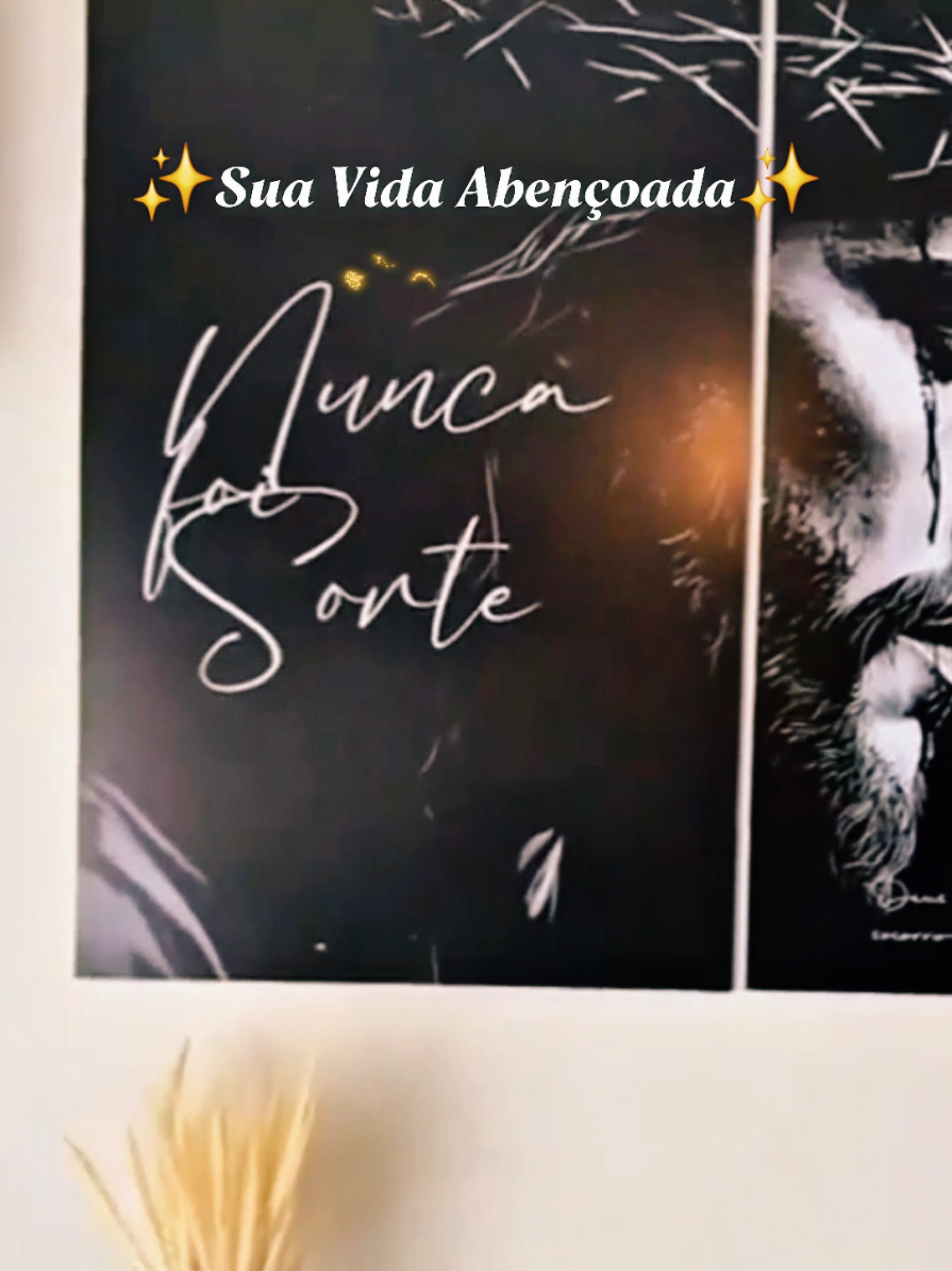 ✨️Quadro Decorativo Salmo 23:1 Arte Jesus Leão de Judá Religioso Nunca Foi Sorte Sempre Foi Deus✨️#quadro #quadrodecorativo #ofertasshopee #shopeebrasil #decor 