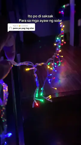 Replying to @🐱 Ang ganda ng ilaw damang dama na amg pasko #christmaslights #christmasdecor #ledlights 