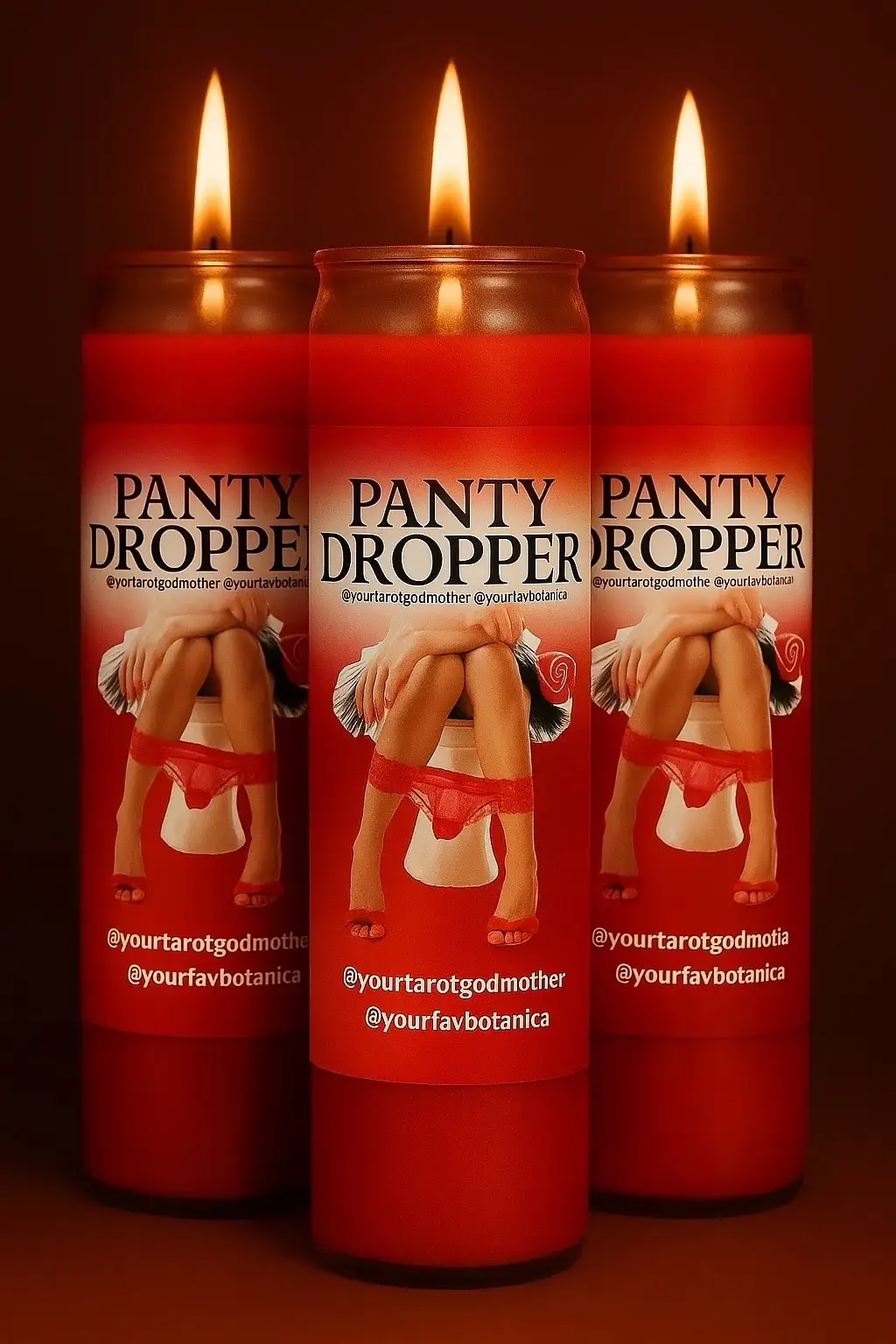 Panty Dropper Candle 🔥💋 To awaken desire, amplify attraction, and unleash that irresistible, confident energy that turns heads and melts souls. This isn’t just a candle — it’s a seduction spell in wax, crafted to activate your divine sensuality and magnetic power. Light this flame when you’re ready to turn up your confidence, heighten your aura, and draw passion straight to you — whether it’s from your partner, a new admirer, or the entire room. The energy of this candle helps you embody your most seductive, empowered, and unapologetically confident self. The Panty Dropper Candle was created for those who know their worth, own their energy, and want to attract with pure intention. Whether you’re reigniting sparks in a relationship, calling in deep desire, or stepping fully into your goddess energy — this candle invites passion, confidence, and undeniable chemistry into your world. ✨ Follow me on all social media: 🧿✨ 📸 IG: @yourtarotgodmother @yourfavbotanica 🐦 X: @yourfavbotanica 👻 Snap: @yourfavbotanica 🧵 Threads: @yourtarotgodmother 🕯️ All oils, powders, and candles are available at www.yourfavbotanica.com 💖 Interested in a spiritual service? Click the link in my bio to book! 🔮 For spell work, rituals, and tarot readings, tap the link in my bio to schedule a session. 🩷✨ #fyp #spiritualtiktok #spirituality #funnyvideos #spiritualtok