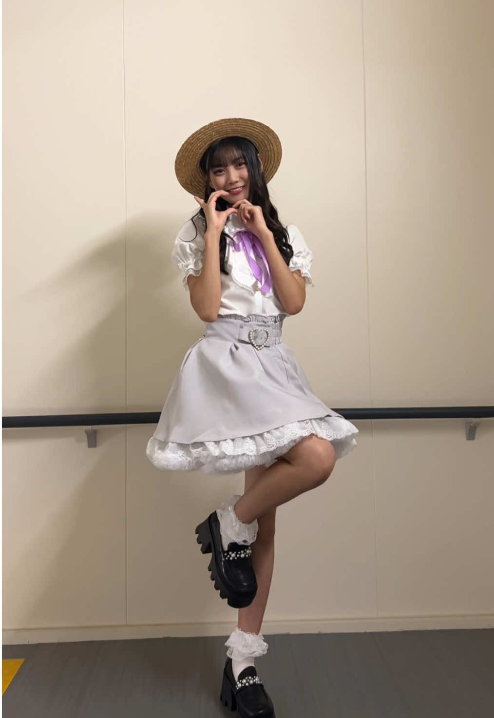 『君とどこかへ行きたい』の衣装風私服を着たので踊ってみました🕊️#踊ってみた #hkt48 #fyp 