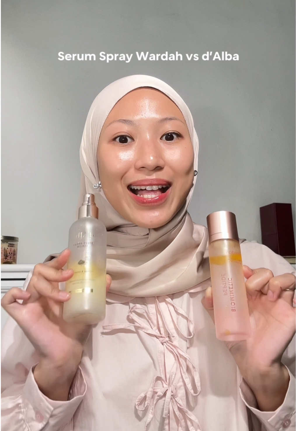 lumayann bangett bisa jadi alternatif karena mirip feels & finishnya hihi 🤍✨ #SerumSpray #SerumViral