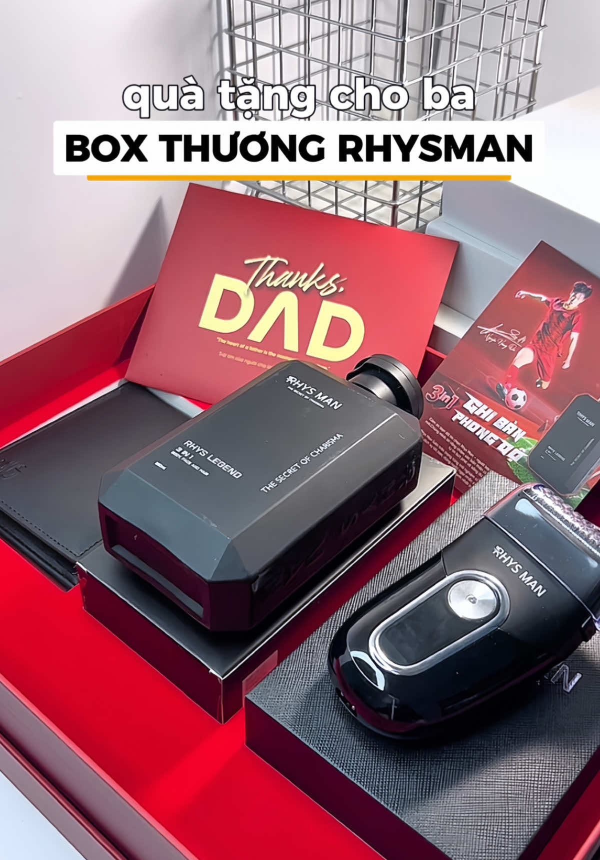 một hộp quà, ngàn lời cảm ơn gửi đến người đàn ông tuyệt vời nhất #rhysman #boxqua #boxquatang #quatangbo #quatangba 