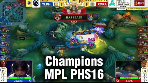 Back to Back Champion TLPH. simpan strategi di Final ini namanya #Championsmplph #mplphilippines #TLPH #MLBB9TH #MLBB 