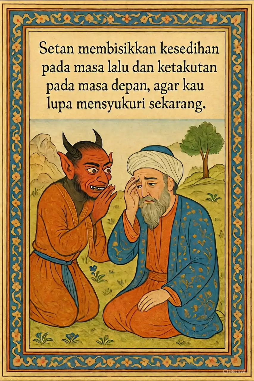 “Setan membisikkan kesedihan pada masa lalu dan ketakutan pada masa depan, agar kau lupa mensyukuri sekarang.”   #quotes #motivasiislam #positivevibes #supranatural #spiritual 