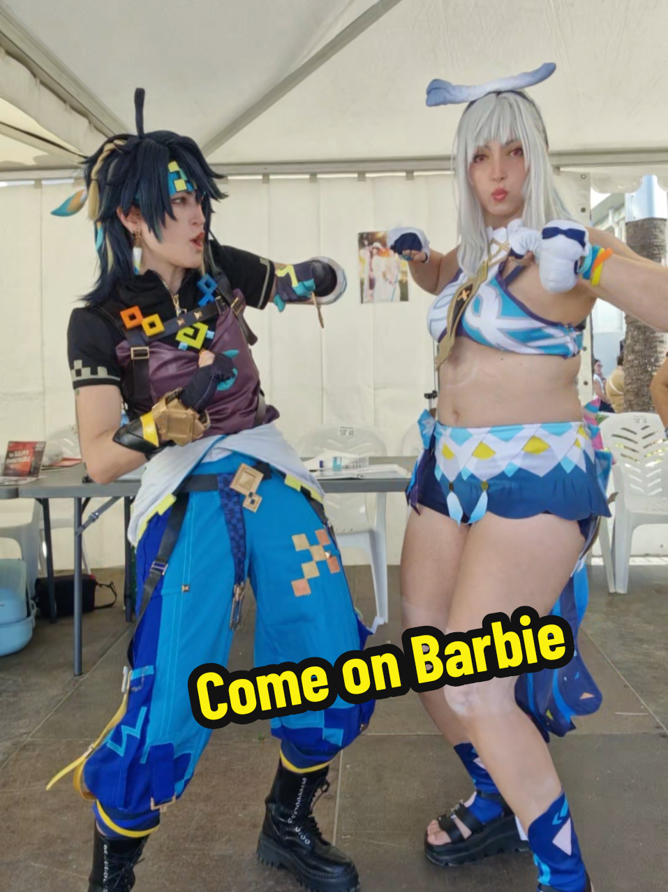 La mejor parejita de Genshin🥰Mualani @talesoflightning #GenshinImpact #mualani #kinich #kinichcosplay 