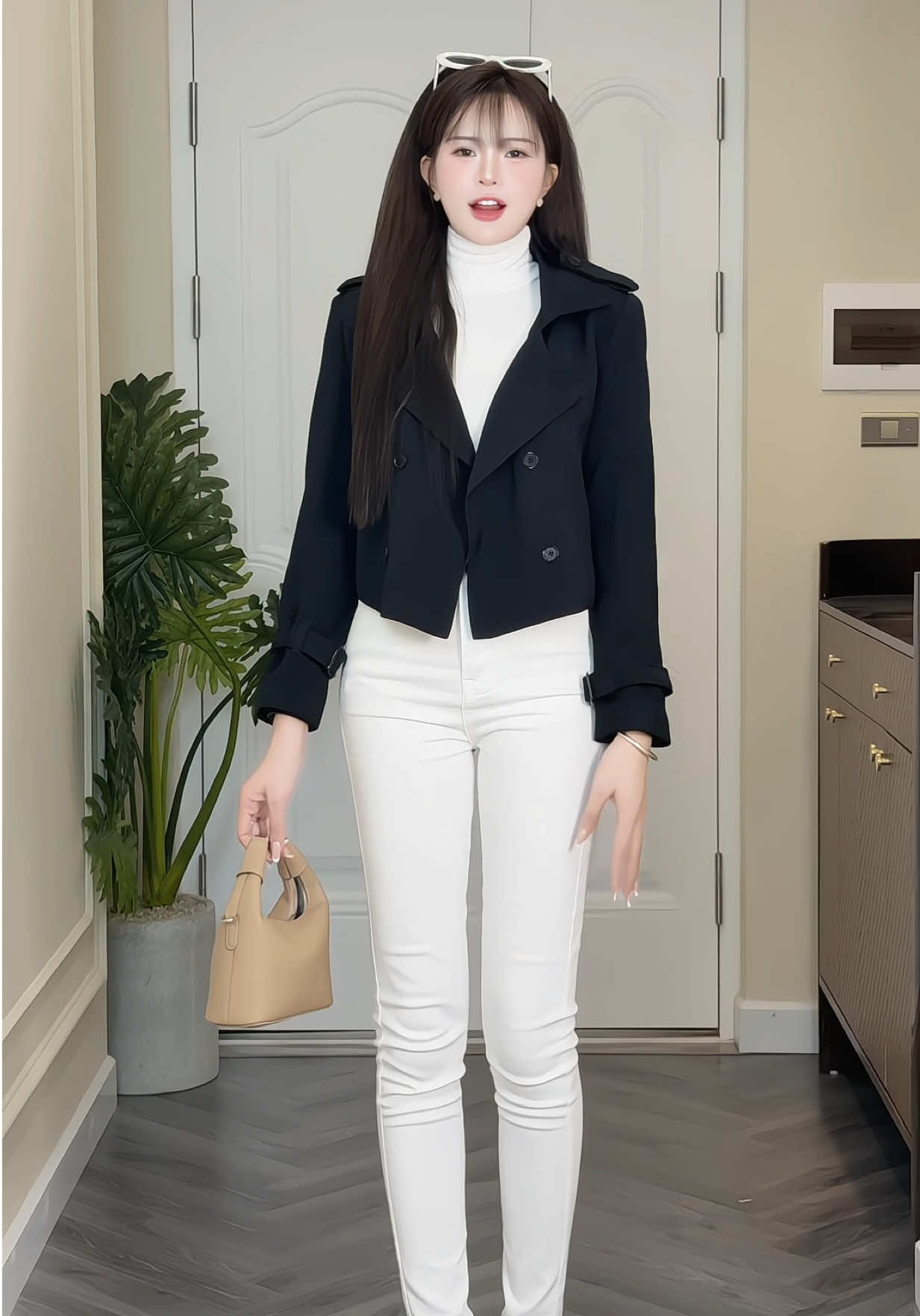 Quần Jean Nữ  Skinny , quần jean trắng #champhanriview #jean 
