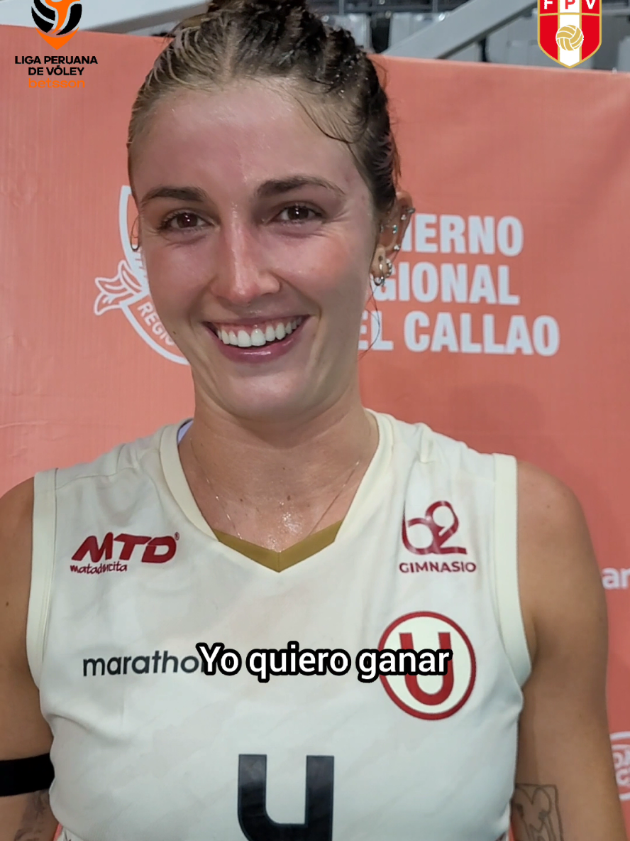 🎙Entrevista a la MVP del partido, la jugadora de Universitario de Deportes, Catherine Flood🇺🇸 . . #volleyballworld #peru #viral #volleybol #volley 