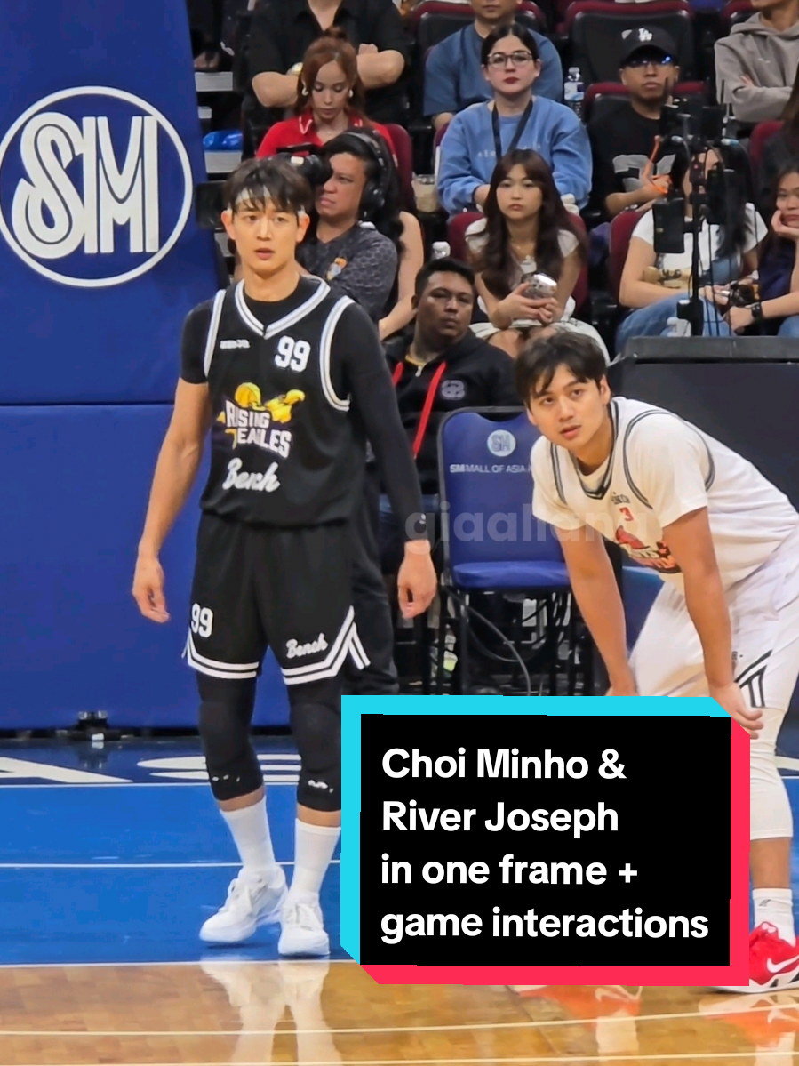 SHINee's Choi Minho x PBB's River Joseph in one frame + game interactions. ----------------------- BENCH SHOOT OF ASIA: Basketball Exhibition Game at the Mall Of Asia Arena 🏀 PLAYERS LIST: 🇰🇷 Team Korea (Rising Eagles): Su In, NCT's Johnny, SHINee's Choi Minho, Eun Seuk, Kim Taek, Dae Hee, Seung Hoon, Jin Woon, Chan Woo, Kyu Min, and Tae Min. 🇵🇭 Team Philippines (Kuys Showtime): Vhong Navarro, Jhong Hilario, Billy Crawford, David Licauco, Jake De Vera, Wendell Ramos, Jerome Ponce, Rome Ilustre, Dustin Yu, Arthur Nery, Albie Casiño, DJ Perez, Bayes Asistio, and Johannes Rissler. Presented by: BENCH @benchtmofficial  📱: Samsung S24 Ultra  @samsungph  #BENCHSHOOTOFASIA  #ChoiMinho #RiverJoseph  #SHOOTOFASIA 
