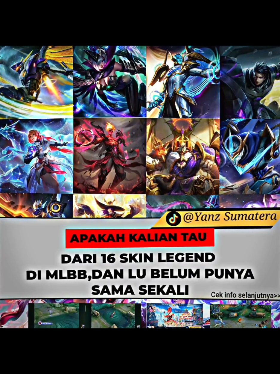 sekedar mengingatkan kalo akun tua lu belum punya skin legend😹🙏#MLBB9TH #MLBB #moots? #fyp #xyzbca 