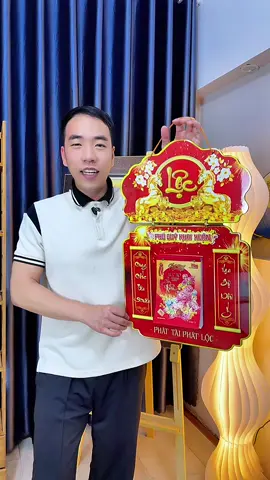 Tranh đôi lịch tết tráng gương Cao Cấp