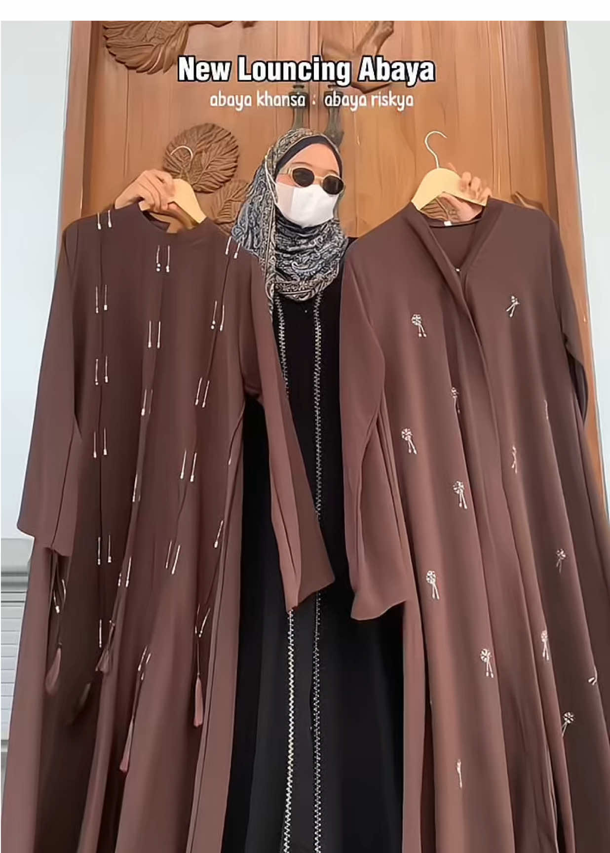 New lounching abaya mahogany 🤎🤎 . . #abayaviral  #abayaremaja  #abayastyle  #ootdsyari  #abayalebaran 