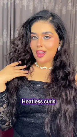 #creatorsearchinsights #bighair #victoriassecret #heatlesscurls #makeup 