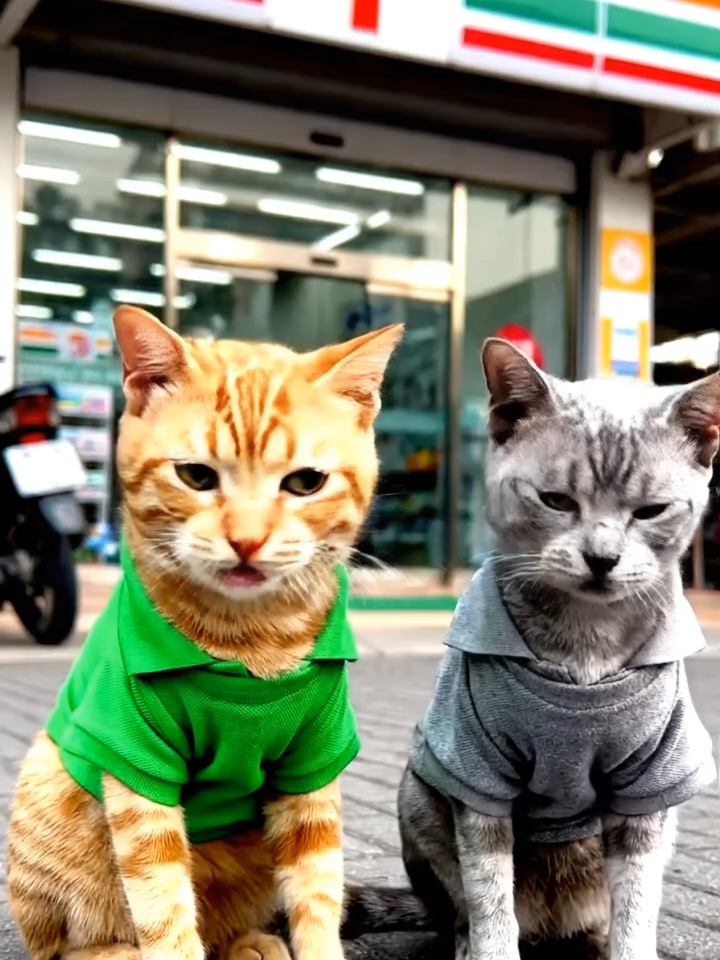 เซเว่นมีอะไร #แมวส้ม #ฟีดดดシ