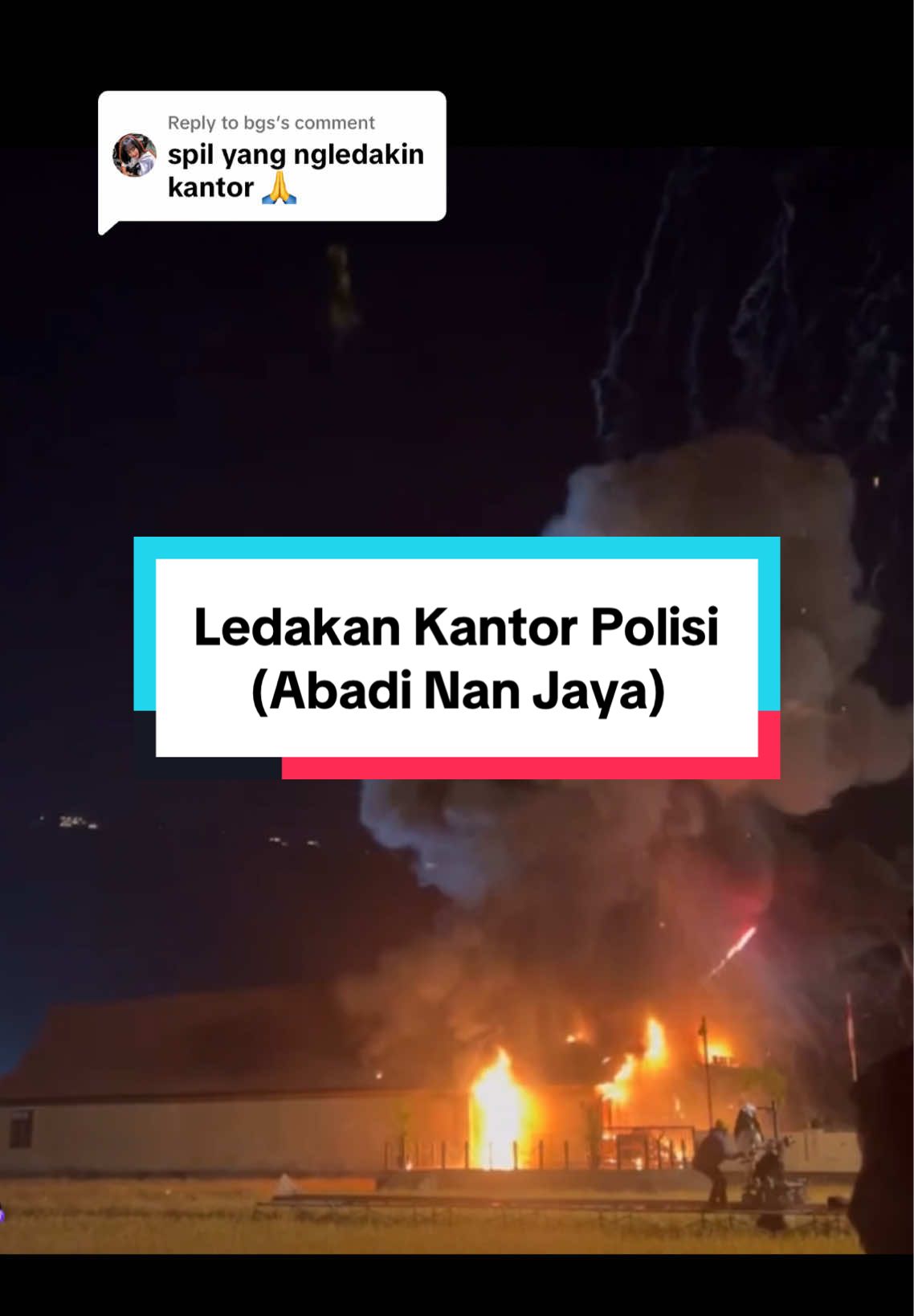 Replying to @bgs Kantor polisi yang diledakinnya juga beneran loh. 😆 #abadinanjaya #behindthescenes #ledakan #fyp #zombies 