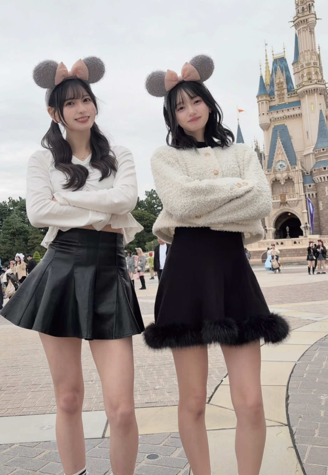 一発撮りです😼🫶🏻 @熊澤風花 さん♡ #ディズニーランド ⁡#ディズニー ⁡#fyp #Disneyland #disney 