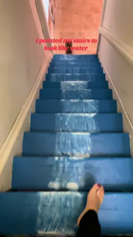 I created a waterfall stairway #waterfall #art #homedecor #nature 