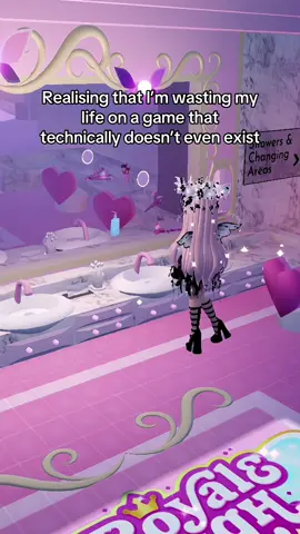 Building a digital self while the real me is waiting 🫩 | #royalehigh #roblox #fyp #foryoupage #viral 