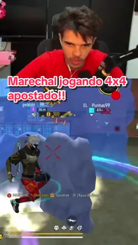 Marechal jogando 4x4 apostado!! #emuladorfreefire #marechal #FreeFire #marechalff 