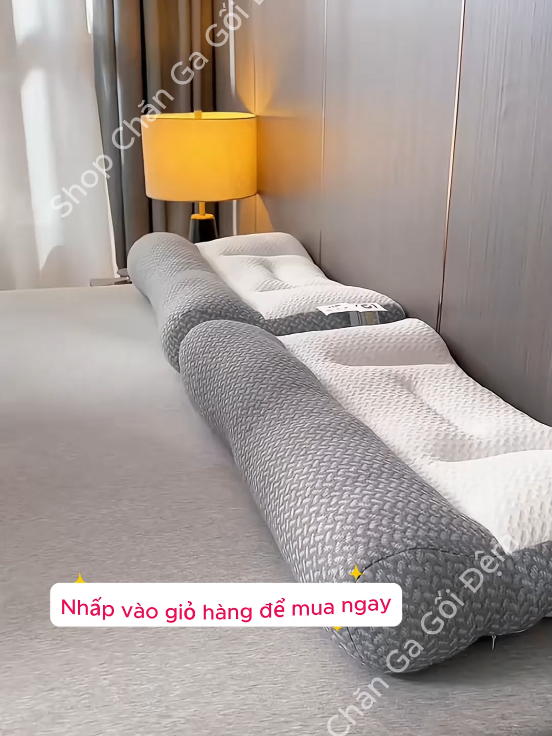 Gối Ngủ Matxa CHỐNG Đau Mỏi Vai Gáy Mềm Mại Độ Đàn Hồi- giái pháp giúp giấc ngủ ngon hơn. #tiktok #xuhuong #muadong #xinvia #emthuacota #xuhuong2025 #amhatruyen #baoso12 #shortvideo #mung1 #gma