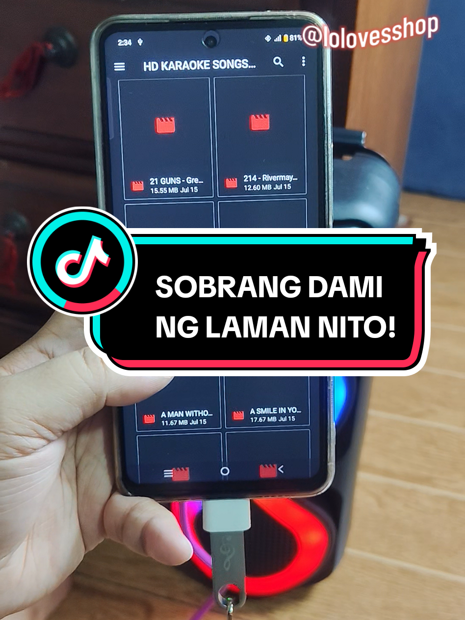 USB DRIVE WITH MP3 & KARAOKE!  #music #song #karaoke #videoke #usb 