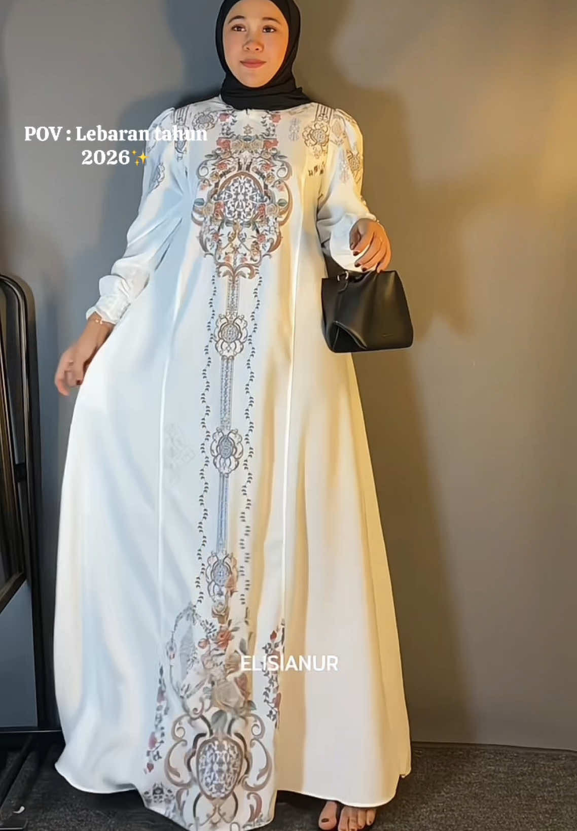 Sengaja beli baju lebaran sekarang ,,, #Ramadan #bajuhariraya #bajulebaran2026 #gamislebaran #outfitideas 