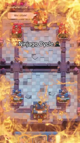 Ninjago Cycle 🥷 #cr #clashroyale #supercell #clashroyaledaily #deutschememes 