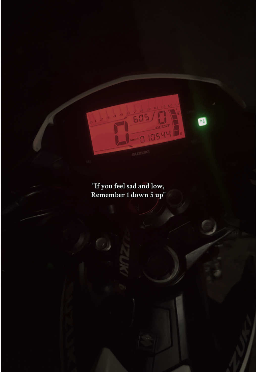 If you feel sad and low, remember 1 down 5 up. #raider150fi #raiderfi #malaysianconceptinspired🇵🇭 #foryou #rfi150🔥 