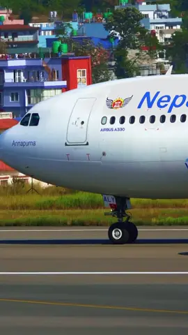Nepal Airlines Airbus A330 epic take off from Kathmandu Nepal#flynepal 