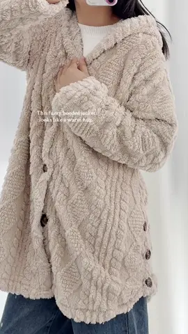 You can wear it over anything — jeans, leggings, or even PJs.#coat #fuzzy #hooded #longsleeve #button #casual #womenswear #dealdrops #tiktokmademebuyit #foryoudays #spotlightfinds #spotlight