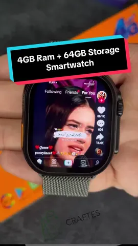 X9 Android Smartwatch | 4G Sim | 4GB Ram + 64GB Storage | HD Camera For Oder Whatsapp-03144247452 Delivery Allover Pakistan🇵🇰 #androidsmartwatch #4gsimsmartwatch #smartwatches #foryou #foryoupage 