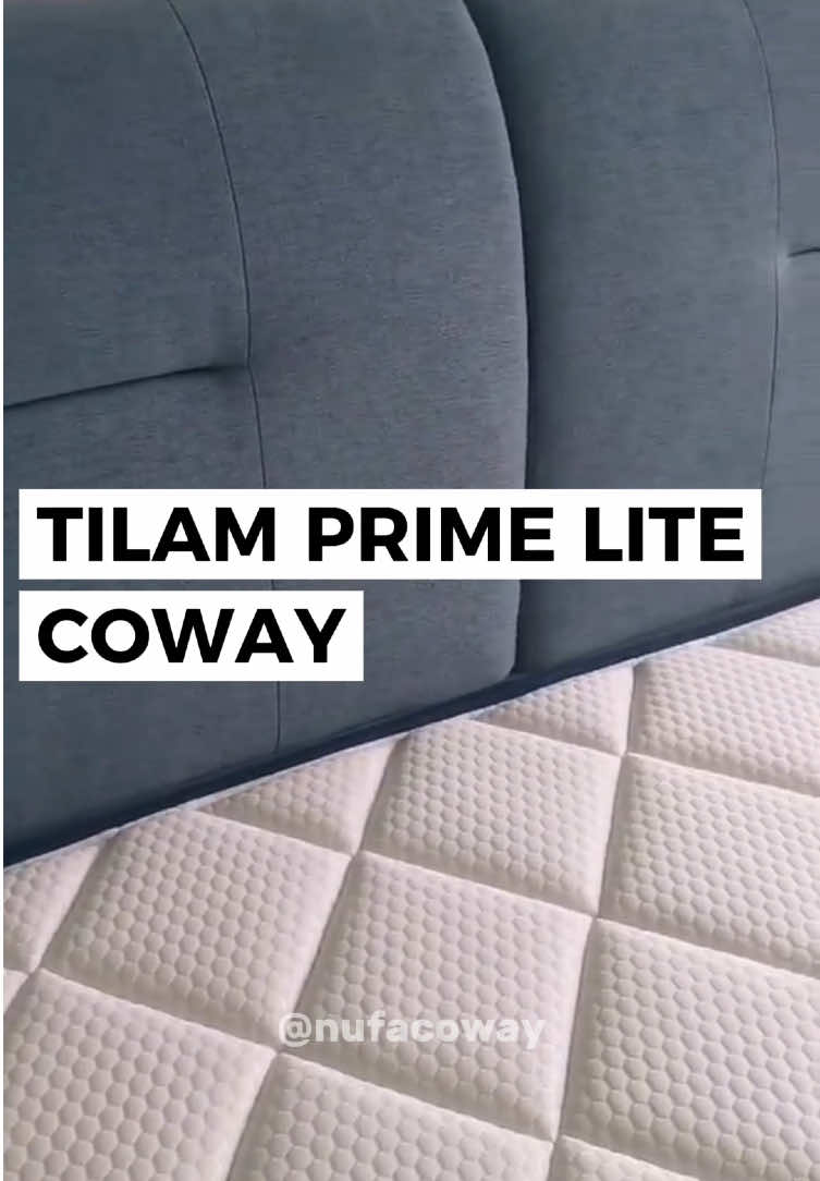 Nak cari tilam tebal, gebu, selesa dengan harga paling mampu milik? Jom dapatkan tilam prime lite coway sekarang! ‼️PERCUMA penghantaran dan pemasangan seluruh MALAYSIA ‼️Ada 5 zone pocket feature untuk jaga posture badan dan keselesaan semasa tidur Untuk tempahan atau info lanjut, terus PM Nufa sekarang!!😄✌🏻 #cowaymalaysia #nufacoway #tilamcoway #fyp 