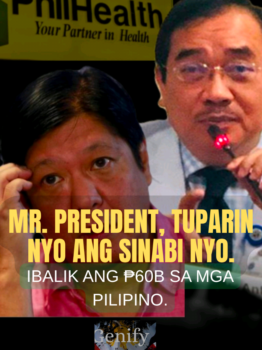 Totoo bang  hindi pa naibalik ang 60 billion na  pundo ng Phil Heath na ipinangakong ibabalik ng pangulo? #Philhealth #bbm #duterte 