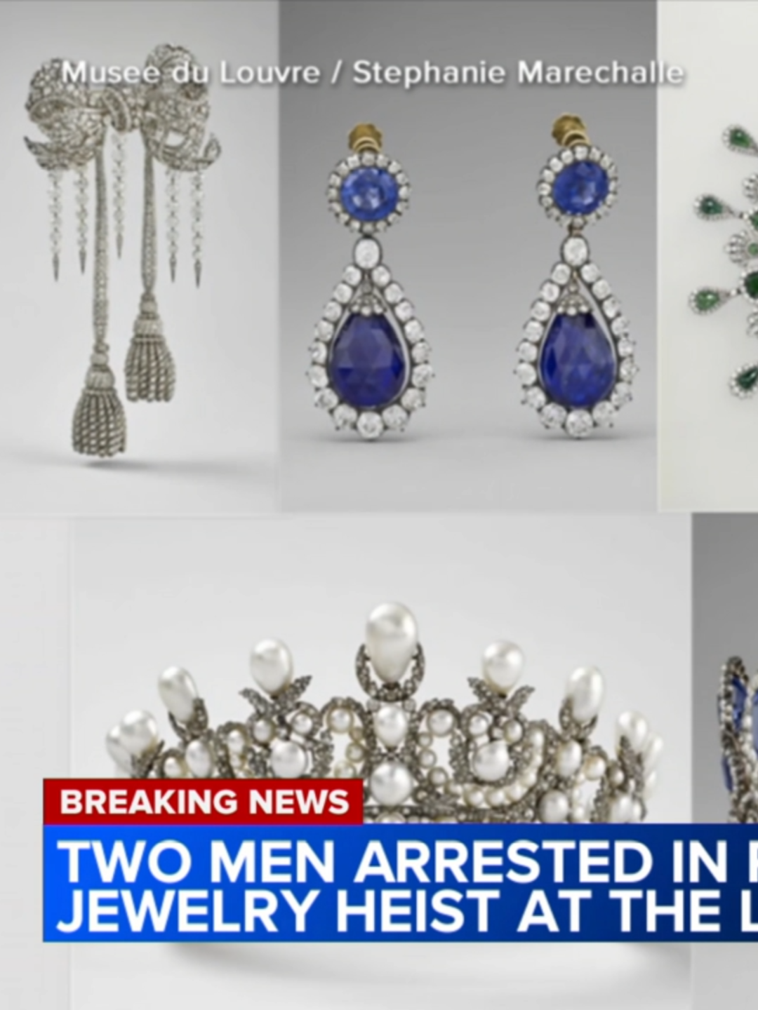 Both men are suspected to have been part of the team alleged to have robbed the Louvre last week. They are both from Seine Saint Denis, a northeastern suburb of Paris, police said. #crime #paris #jewelry