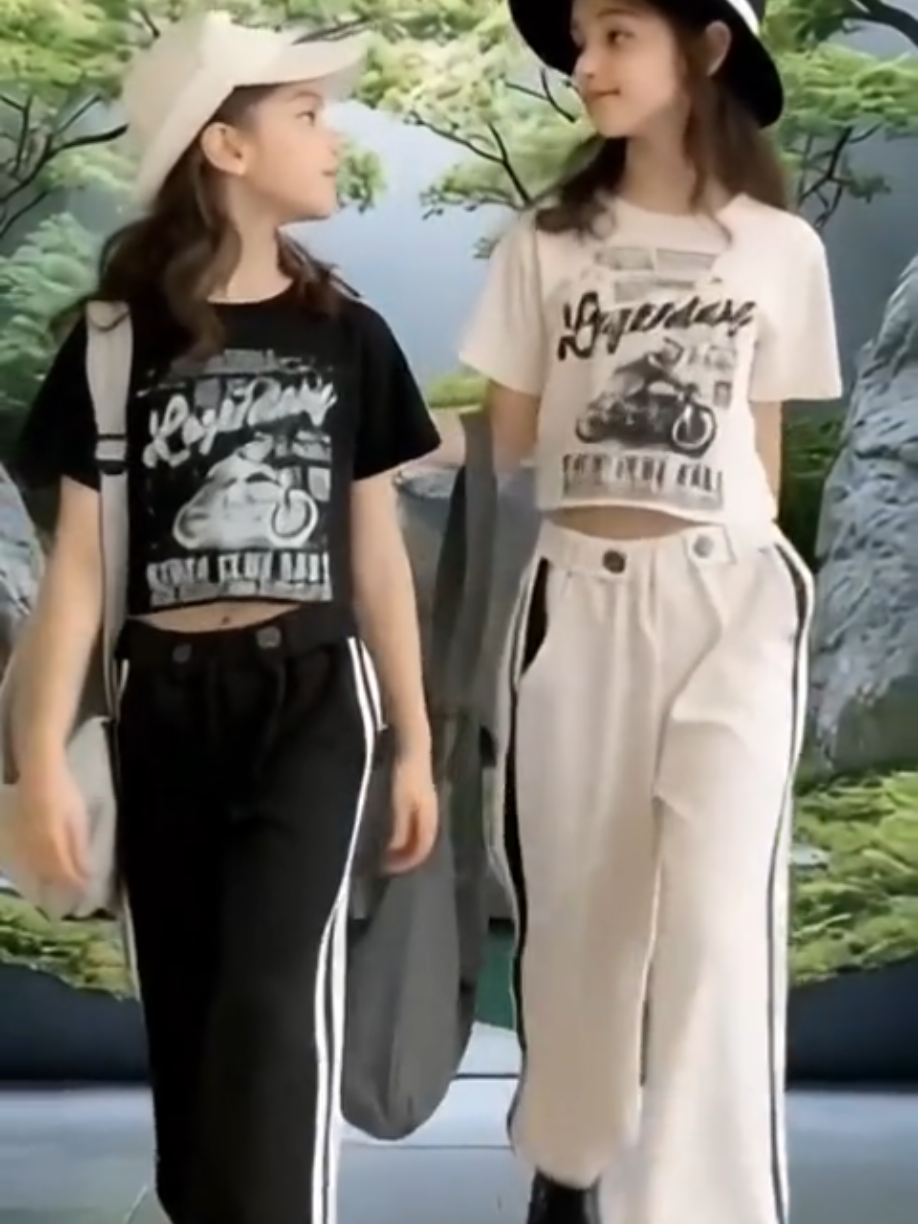 Korean Style Terno Suit Kids Pants Terno Outfit  7-16 Years Old  #kidsterno #pants #koreanstyle #girlsclothing #l_jaizelleshop 