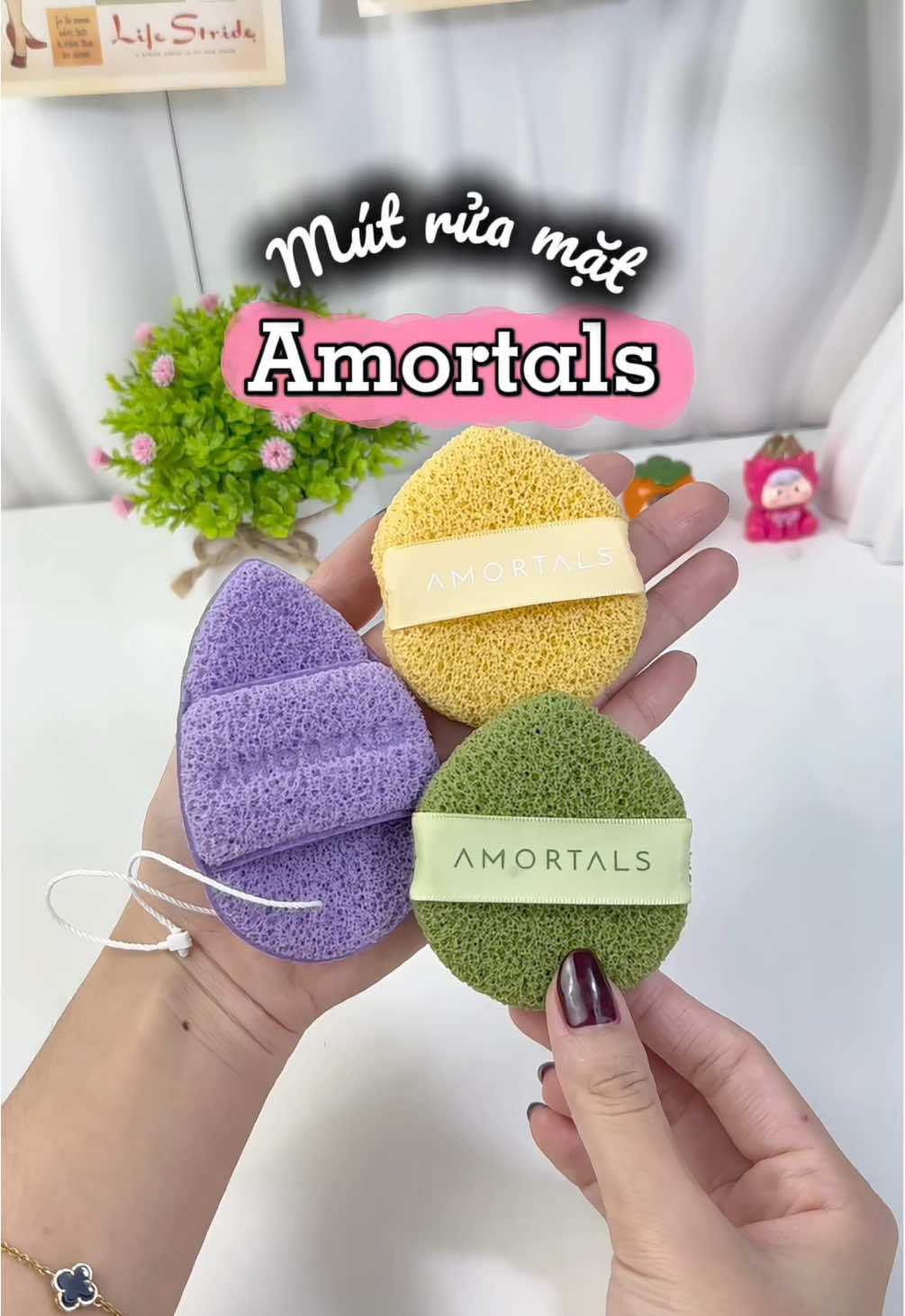 Mút rửa mặt Amortals dùng siu mê lun mí bà ơi🤩 #moccriviu #mutruamat #amortals #skincare #xuhuong 