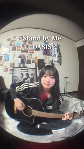 また悲しく家で一人でStand by Me 歌いました。まだ風邪少し残ってるの嫌だ笑笑 I sadly sang Stand by Me alone at home again. Still got a bit of a cold😓  #oasis  #wonderwall  #お家オアシス勢 #lilsae #りるさえ 
