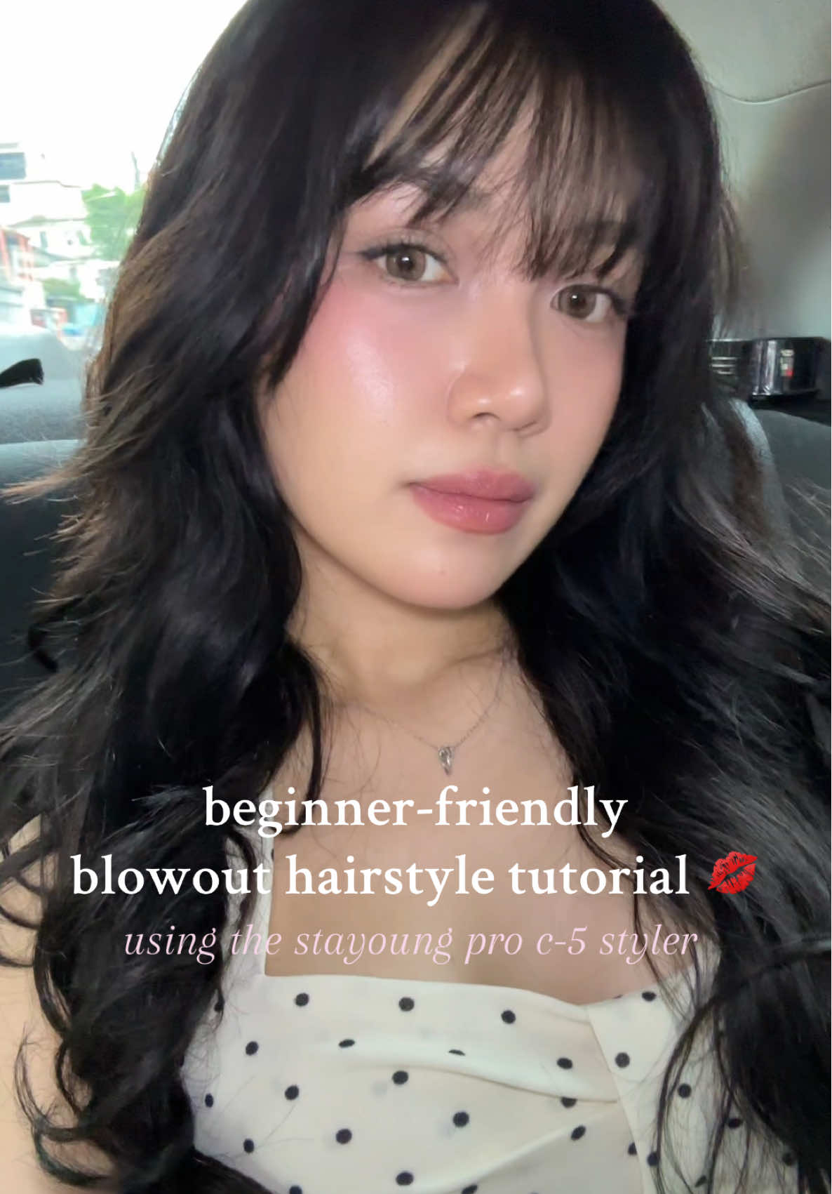 CORRECTION IT’S THE C1 STYLER PALA NOT C5 ‼️😭 BUT ICB THIS IS MY FIRST EVER TIKTOK HAIR TURORIAL OMG?!!! and it’s for a beginner friendly bouncy curls/blowout hairstyle hehe >< i always say i’m better at doing my makeup than my hair bc tbh i’m sooo bad talaga when it comes to styling my own hair but this year i’ve gotten lots of practice ANDDD now i can safely say that improving when it comes sa buhok ko to the point na kaya ko nang gumawa ng tutorial to help others rin HAHAHAHAH 🥳 this is for all the girlies who are struggling to do their hair, if i can do it, so can you 🫶🏻 #hairstyle #blowouthair #hairtutorial 