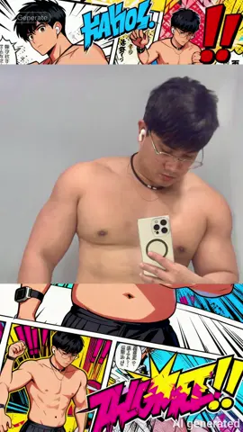 #CapCut #AI #manga #GymTok 