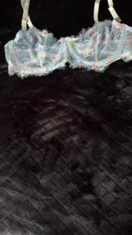 Womens Transparent Bra and Underwear Set Perspective Mesh Lace Butterfly/Flower...#tiktokshop 