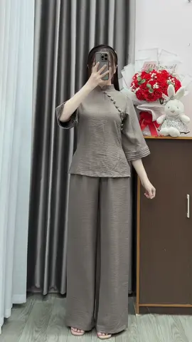 Bộ đồ lam đi lễ chùa #bodolam #bophapphuc #bodichua #thoitrangnu #xuhuong 