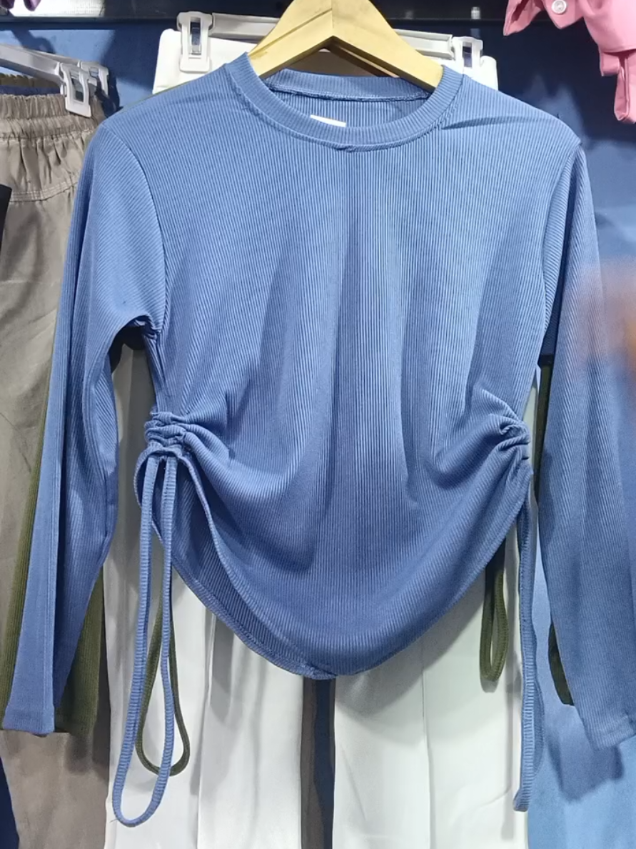 blouse serut samping rib knit premium kaos yang bikin kamu tampil cantik dan jadi pusat perhatian cek keranjang kuning yah#ootdfashion #blouse #atasanwanita #kaosribknit #atasanwanitamurah 