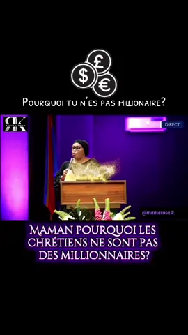 Qu'est-ce qui vous empêche de devenir millionnaire ? Il faut faire quelques sacrifices et sortir de sa zone de confort pour s'y préparer. #millionaire #argent #chretien #pasteurjoellekabasele #rosinekambale 
