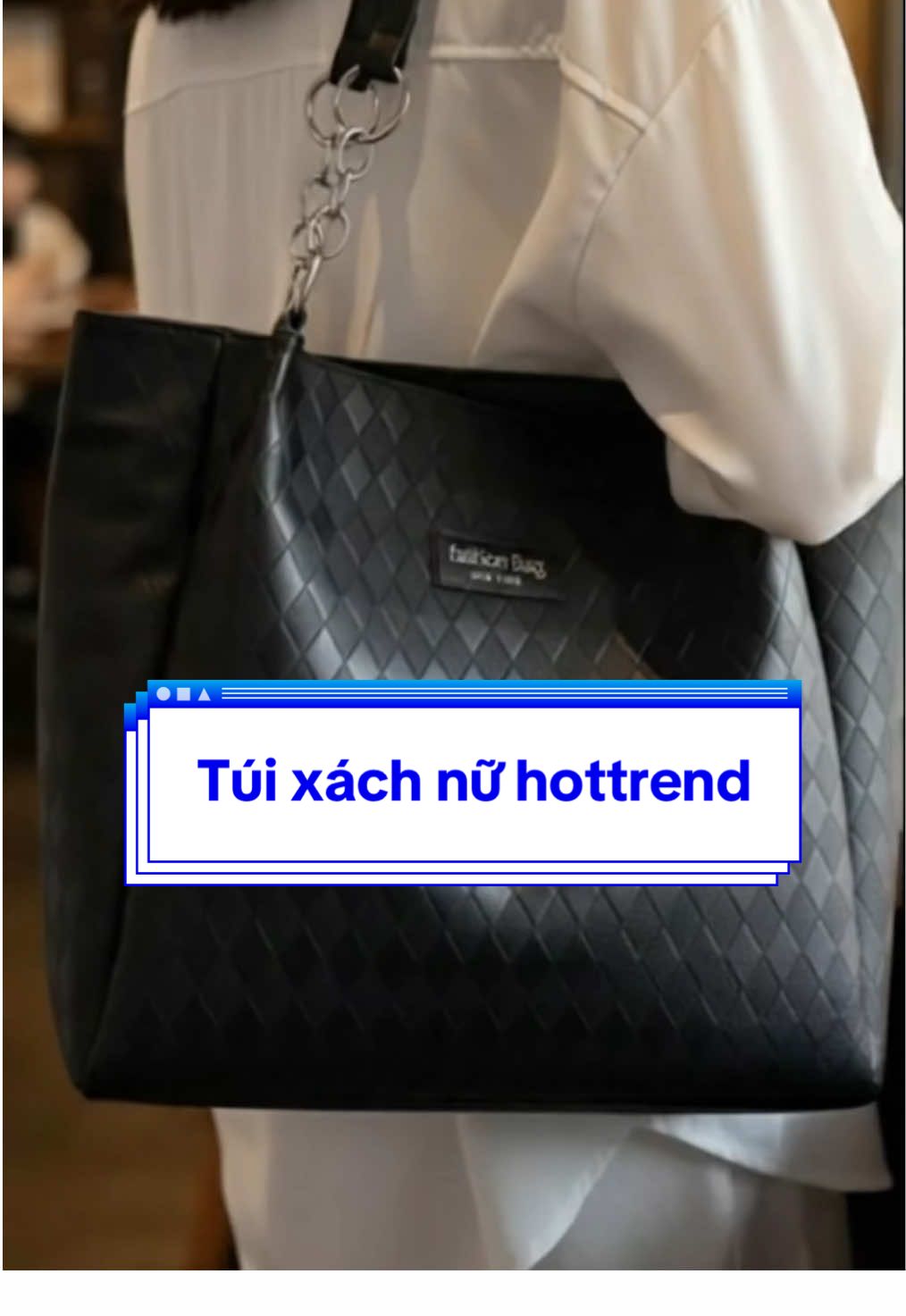 Túi xách nữ đựng labtop #thoitrang #thoitrangnu #tui #tuixach #tuideocheo 