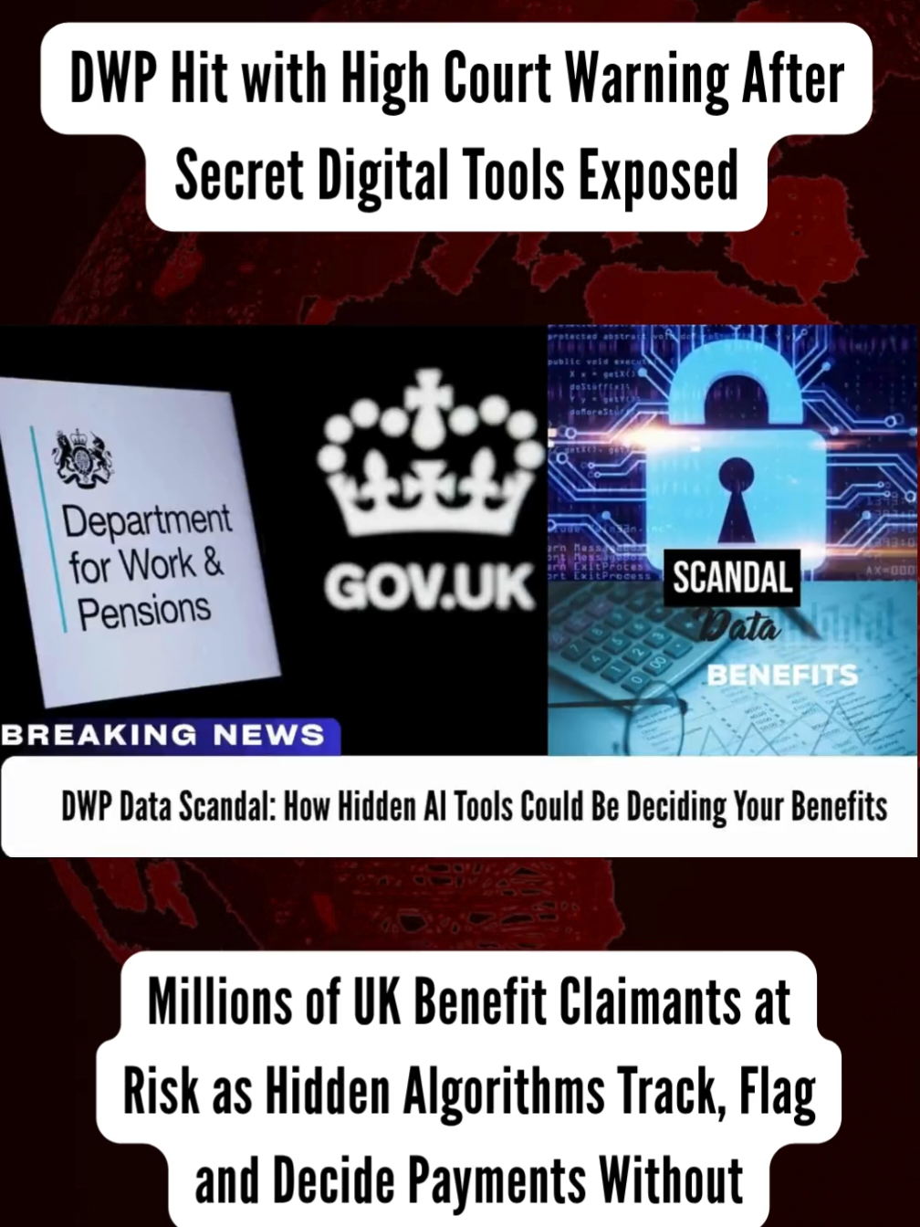 DWP Data Scandal: How Hidden AI Tools Could Be Deciding Your Benefits #DWP   #BreakingNews   #Benefit   #UK   #HighCourt           