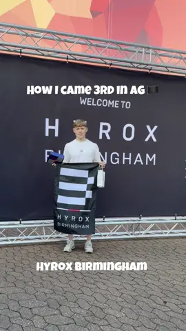 Hyrox Birmingham - 3rd AG🏴  #hyrox #hybrid #hyroxtraining #Running #hyroxbirmingham 