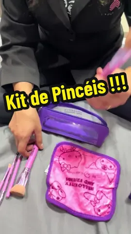 Kit de pincéis de muita qualidade amei de verdade pessoal !!!