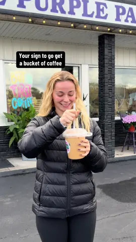 Who even comes up with these things🤣  #bucketcoffee #upstateny #coffeeshop 
