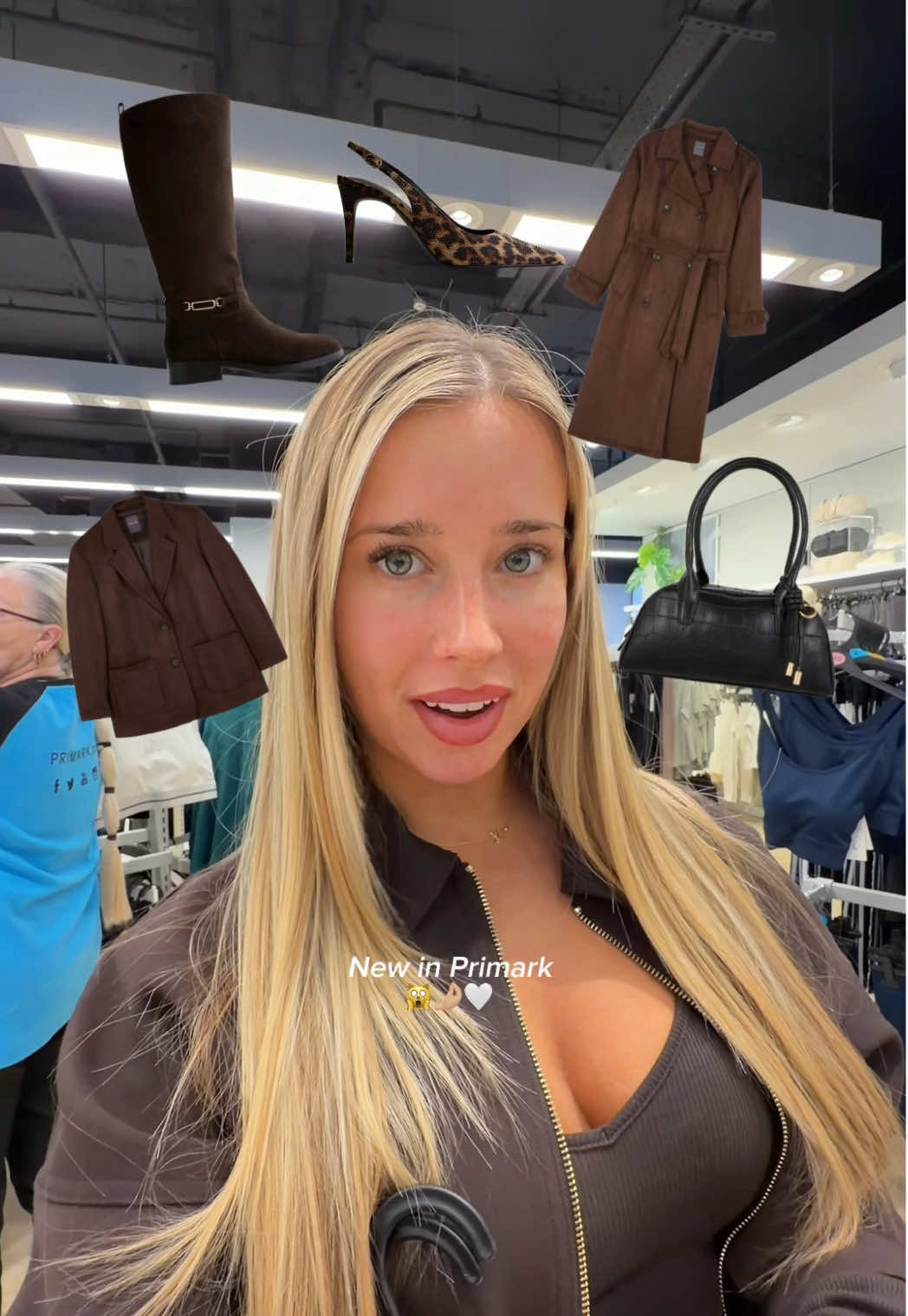 A big slay from primark 🧥🤎👢👜  loveee all the brown pieces atm #primark #shopping #newin #autumn #coat @Primark 